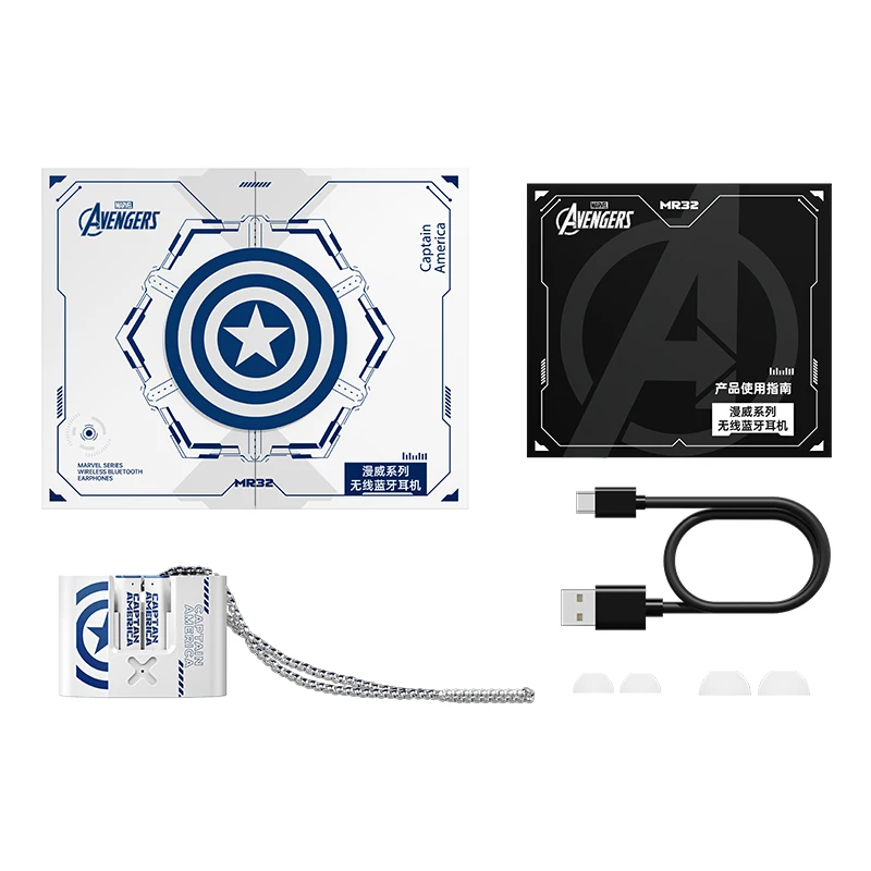 

MARVEL Collaboratio Original MR32 Wireless Earphone Bluetooth Headset Noise Reduction Gaming Headset With Microphone TWS Earbuds