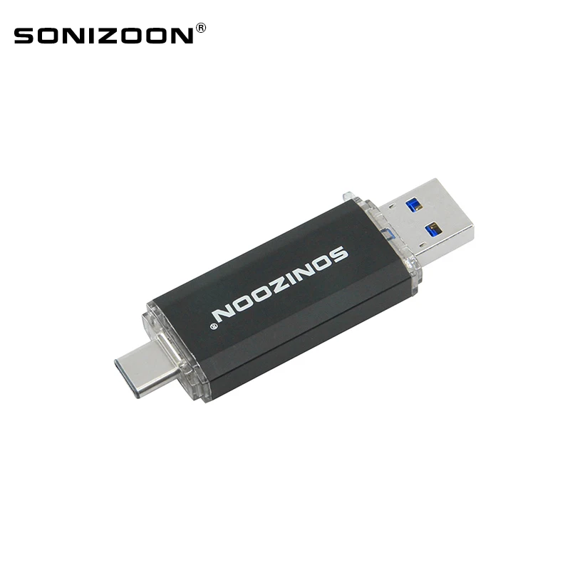 SONIZOON  OTG USB Flash Drive Type C Pen Drive 256GB 128GB 64GB 32GB  USB Stick 3.0 Pendrive for Type-C Device