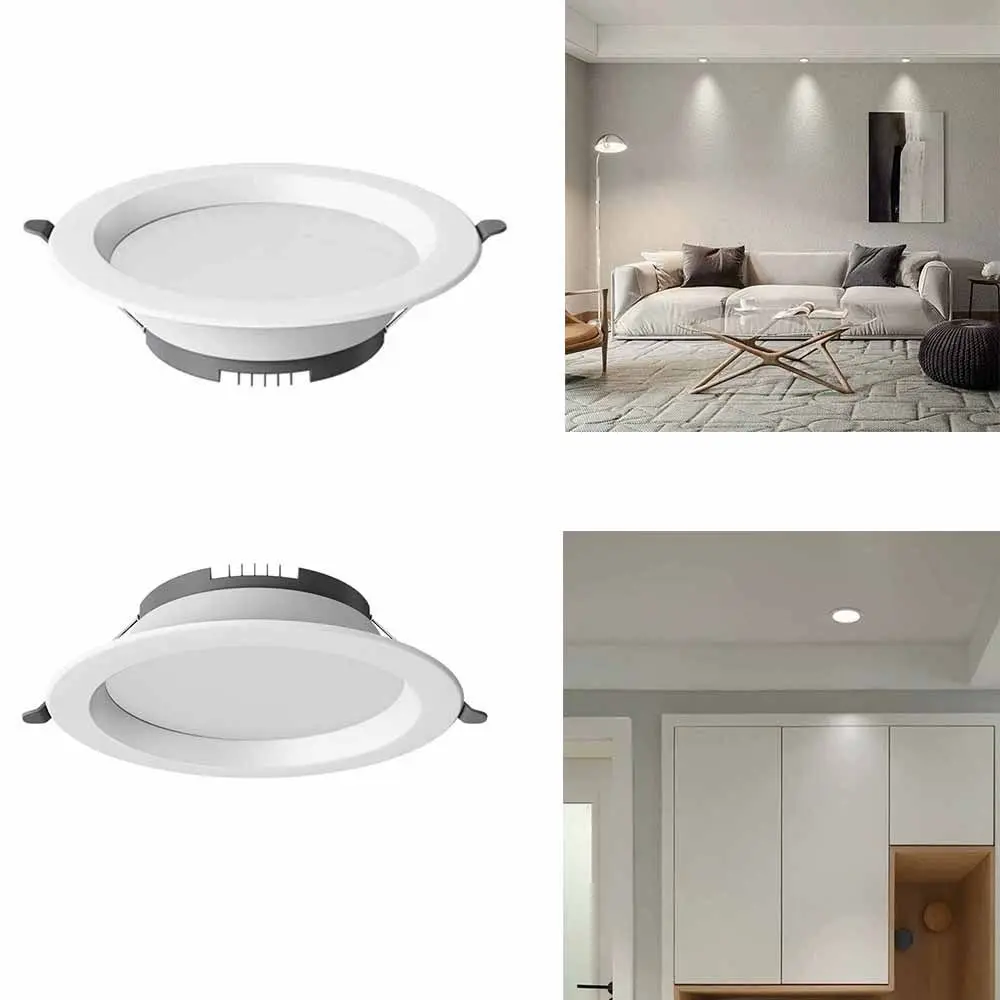 Durable Recessed LED Downlight Round Energy Saving Down Lights 220V Spot Light Ceiling Lamp Indoor