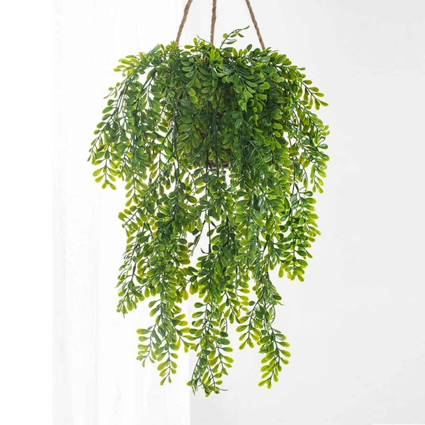 

69 mesh fern Artificial Plastic plants Vine for Home Balcony Wall Hanging Christmas supplies Wedding arch Landscape Layout Decor