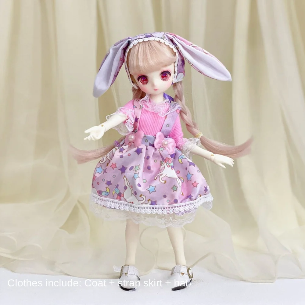 Nieuwe Elegante 30Cm Poppenkleding Schattig Casual 1/6 Bjd Pop Outfit Set Mooie Poppenaccessoires Barbie Meisje