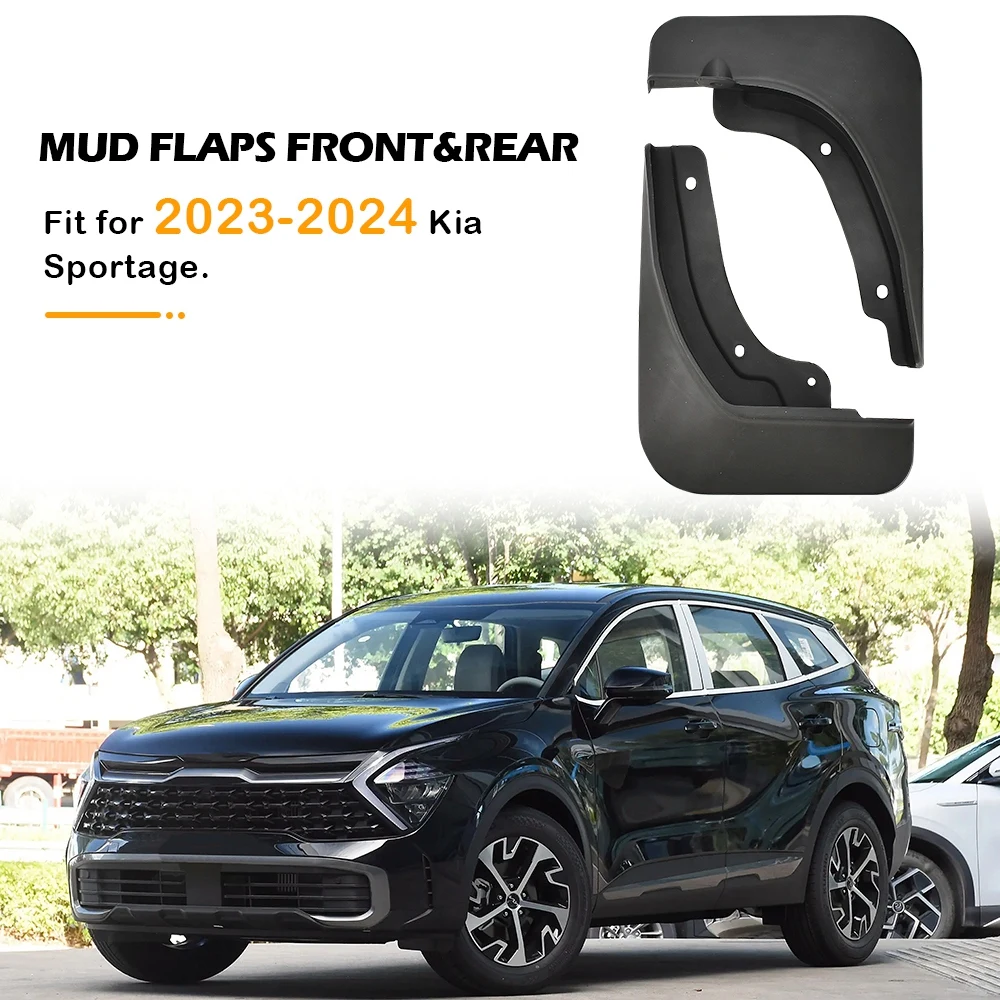 Mud Flaps For KIA Sportage 2023-2024 Splash Guards Sediment Protection Mudguards Mudflaps Protector Exterior Accessories