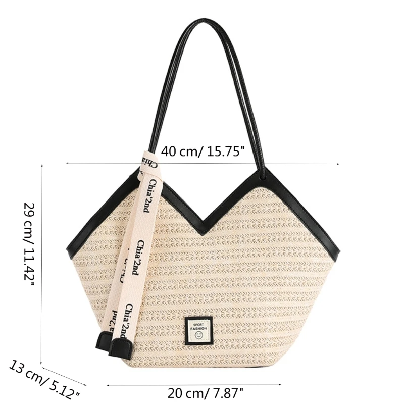 Borsa tote in tessuto per donna, ragazza, borsa da donna, borse casual, borsa da spiaggia