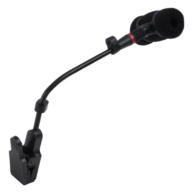 A33T-Saxophone Microphone Holder For Wind Instrument Mic Mount Durable Stand Microphone Mini Shock Mount Holder