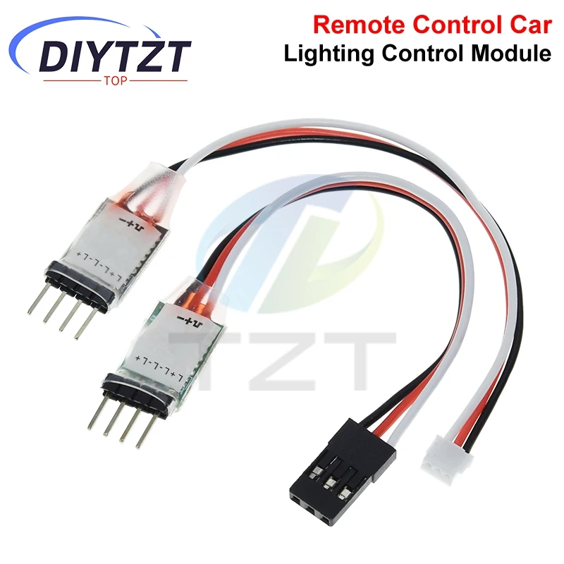 1/3 قطعة RC ضوء تحكم LED نظام لوحة التبديل تشغيل/إيقاف 3CH ل RC سيارة مركبة RC سيارة صغيرة أجزاء الطائرات الثابتة الجناح
