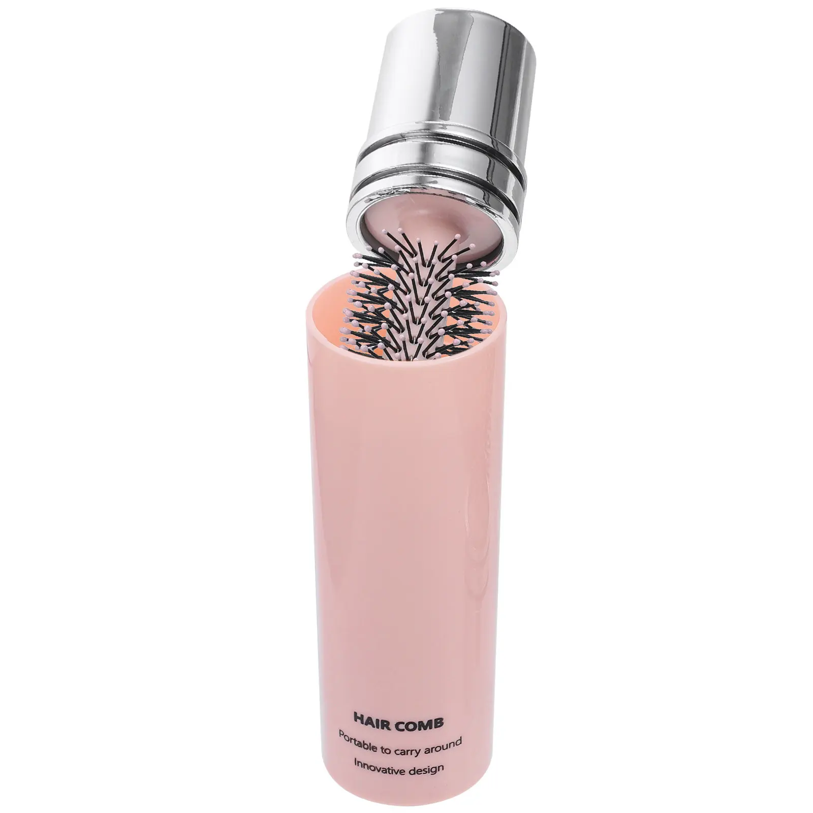 

Retractable Small Roll Hairbrush Portable Anti-Static Roll Brush for Blow Drying Styling Curly Hair Travel Use Hair Roller Comb