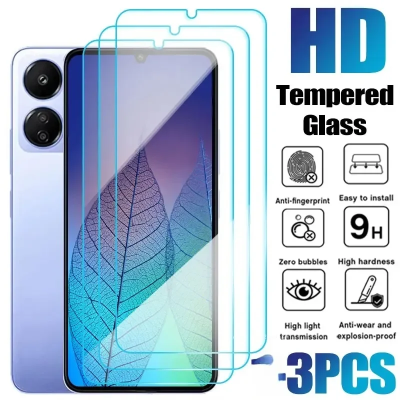 3 PCS 9D Screen Protector For Redmi K20 K30 K40 K50 K60 K70 Pro Tempered Glass for Xiaomi Redmi 9 9A 10 4G 10X 12 13C 5G Film