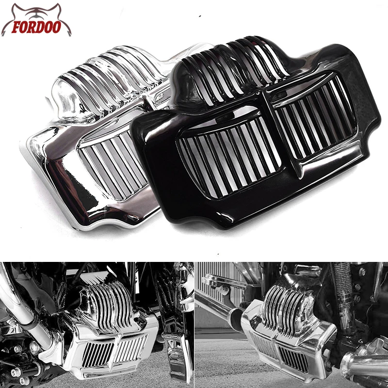 

For Harley Touring Street Electra Glide Road King FLHX FLTR FLHT 2011-2016 Black Chrome Motorcycle ABS Stock Oil Cooler Cover