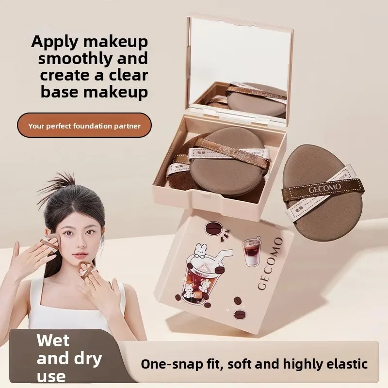 Premium Soft Makeup Sponges, Dry & Wet Dual-Use, Flawless Foundation Application, Ice Touch Skin-Friendly Blender Puff