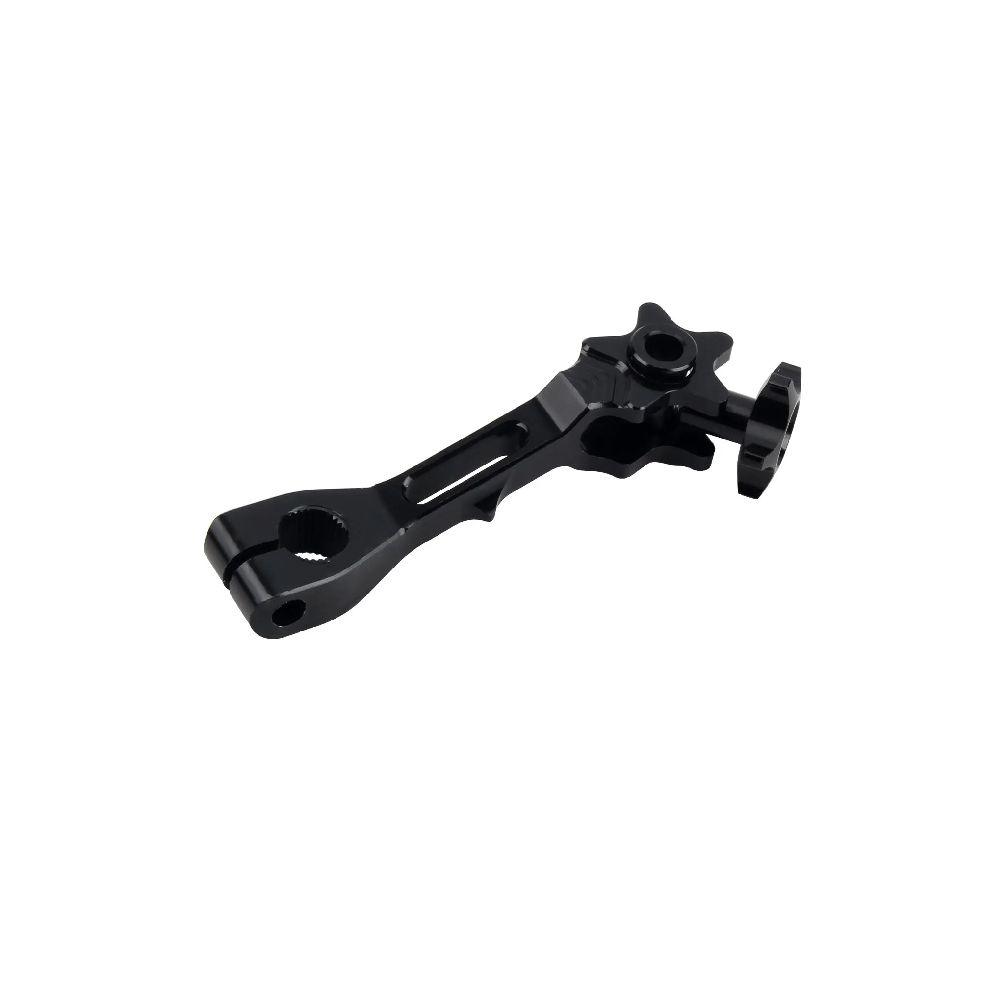 Palanca de ajuste de tensión ajustable del brazo basculante del freno trasero de aluminio CNC Universal para accesorios de motocicleta todoterreno Racer