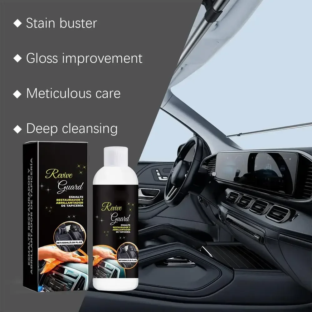 Car Leather Cleaner Multipurpose Automotive Interior Detailer Scratch Repair Car Truck Repair Agent Automotive Leather