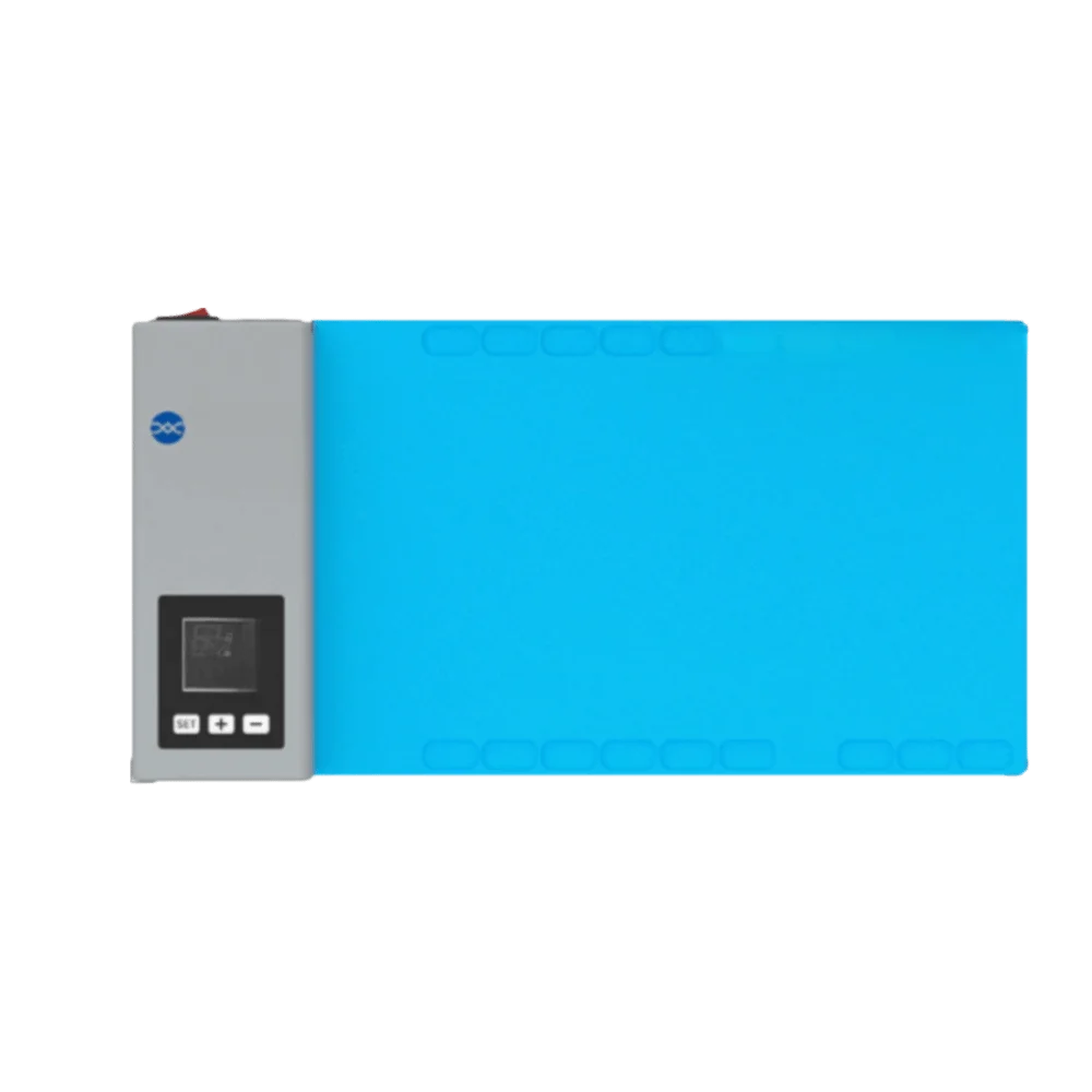 Blue LCD Screen Separator Silicone+ PCB Adjustable Temperature Heating Pad Temperature Display Phone Tablet Heating Mat