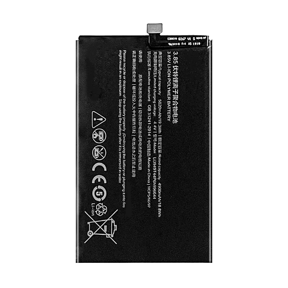 แบตเตอรี่ 5020mAh Li3949T44P6h 996644   สําหรับ ZTE นูเบีย เรดเมจิก 3 Magic3 NX629J