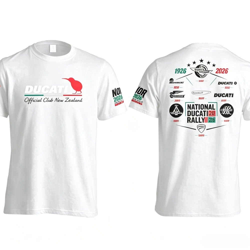 2026 Vintage Bike Event Oversized T-Shirt for Kids Adults Motorcycle Rally Print Loose Casual Street Short Sleeve Tee