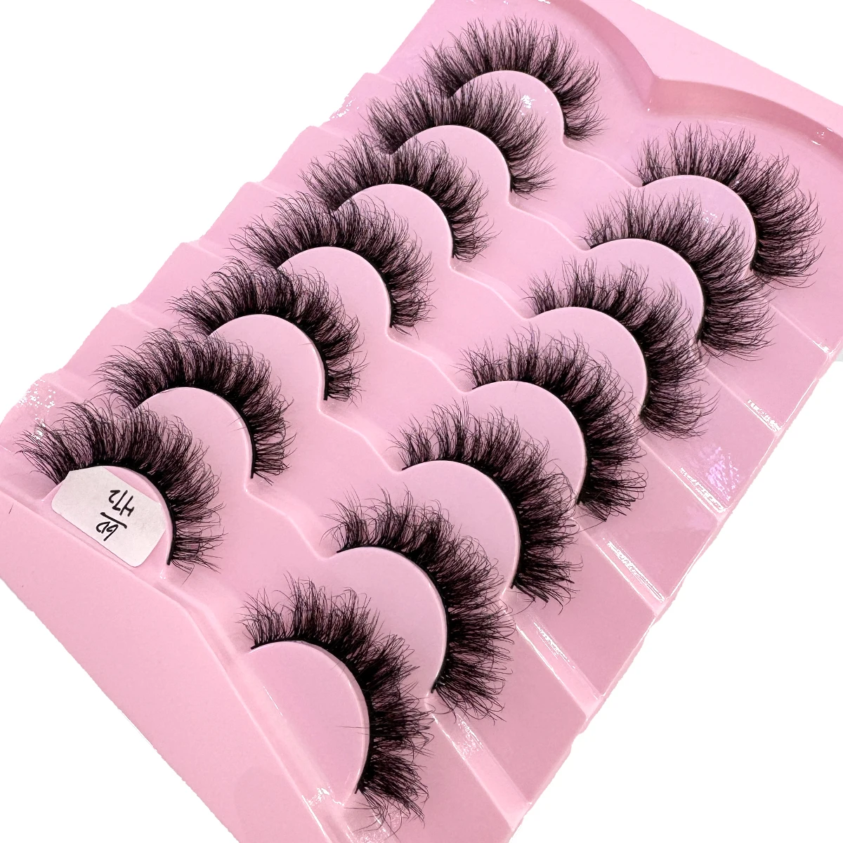 HBZGTLAD 7 Paar Wimpern 3D Nerzwimpern Dick & Flauschig Weiche Wimpernverlängerung Natürliche Falsche Wimpern Make-up Nerzwimpern – Detail 3
