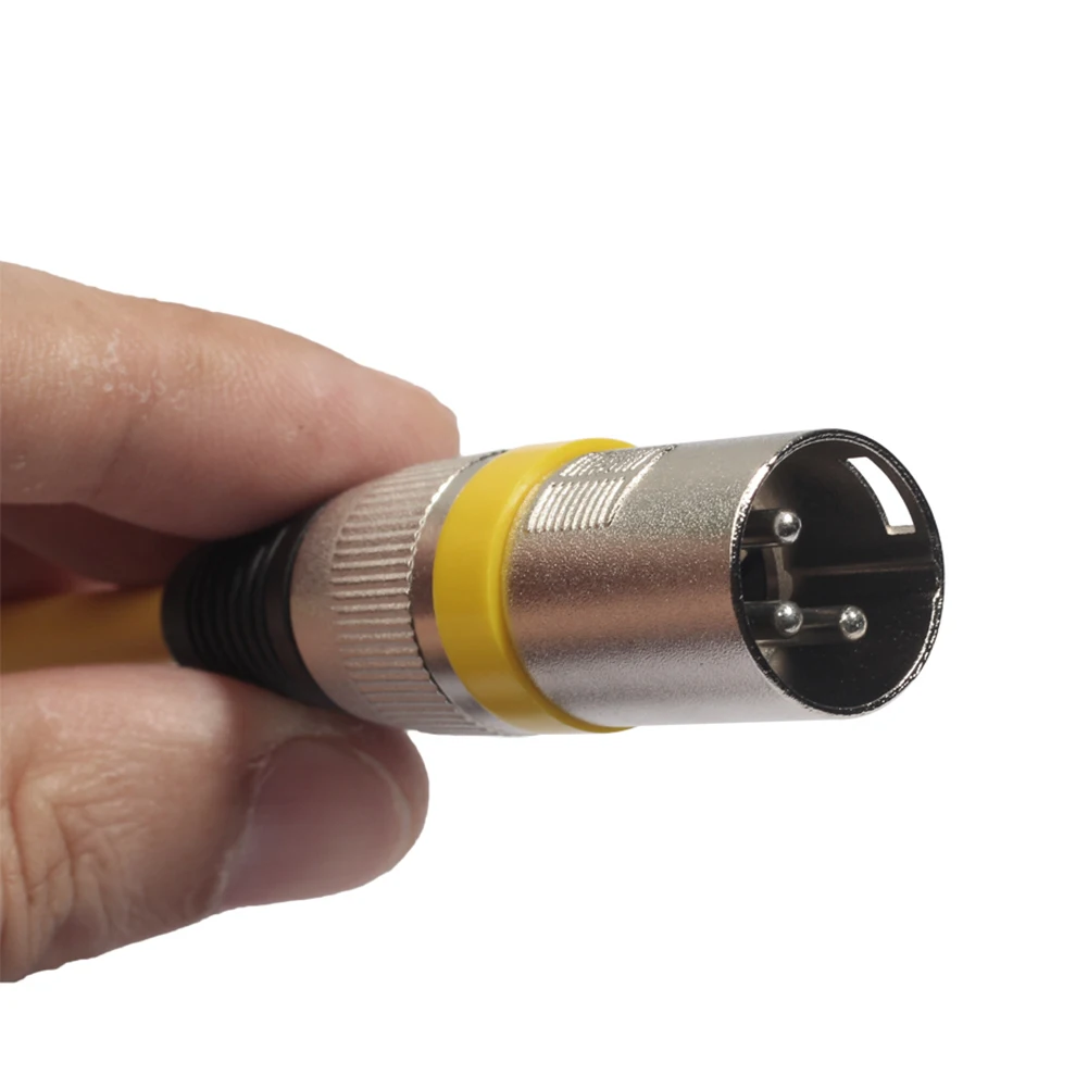 5 قطعة 3Pin XLR ذكر إلى XLR أنثى الصوت تأثير نقل جيد مكافحة التشويش القدرة ميكروفون كابل خلاط محول سلك الحبل