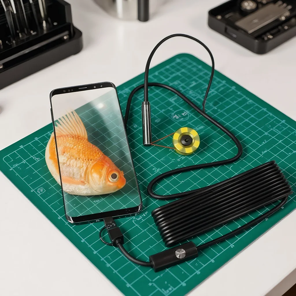 camera-endoscopica-usb-3-em-1-mini-boroscopio-de-55mm-com-tubo-flexivel-inspecao-a-prova-d'Agua