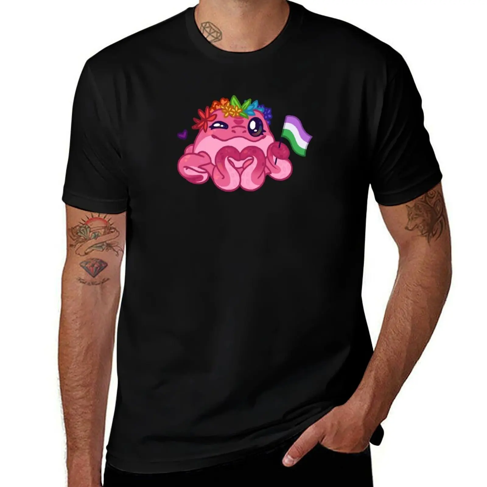 Pride Pretzel Genderqueer T-Shirt Performance Dry Fit T-Shirt