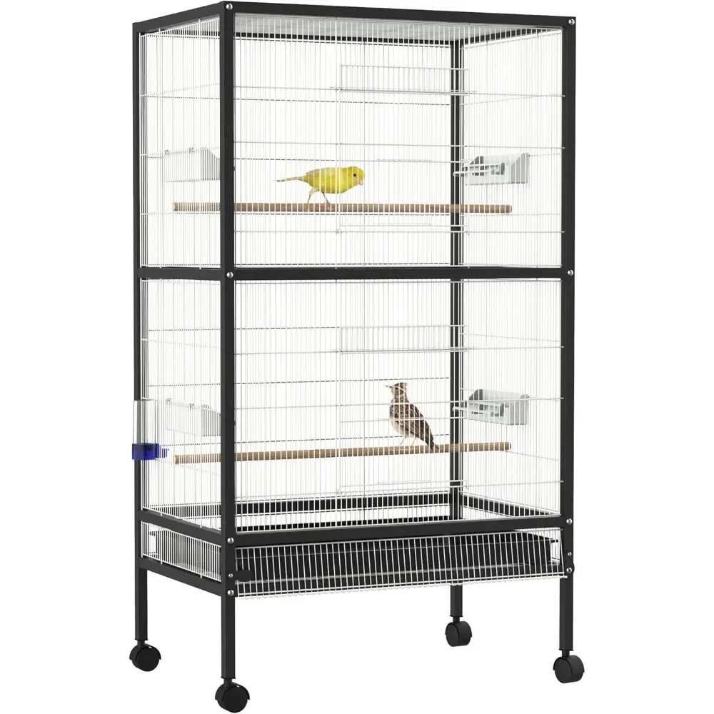 

54” Rolling Flight Cage Extra Large Bird House