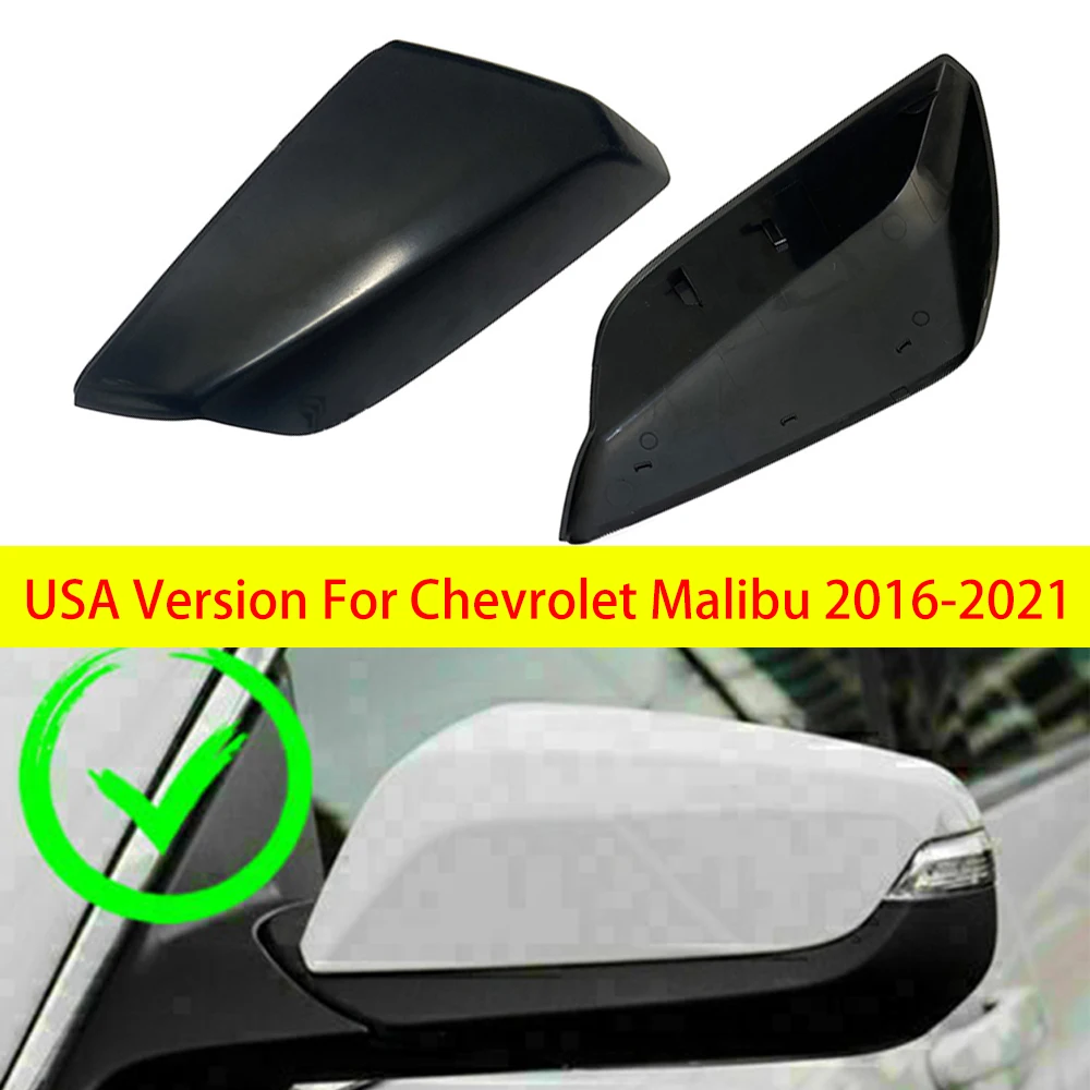 Wersja amerykańska do Chevrolet Malibu L LS LT 2016 2017 2018 2019 2020 2021 Osłona lusterka wstecznego bocznego samochodu Czarna Wymień