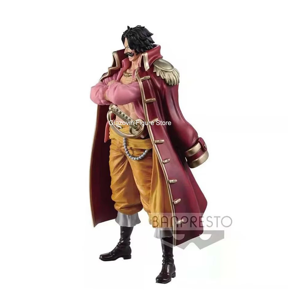 Original Genuine Banpresto  One Piece DXF 17cm Gol D Roger Wanno Country PVC Action Figure  Anime Model Figurines Toys Gift