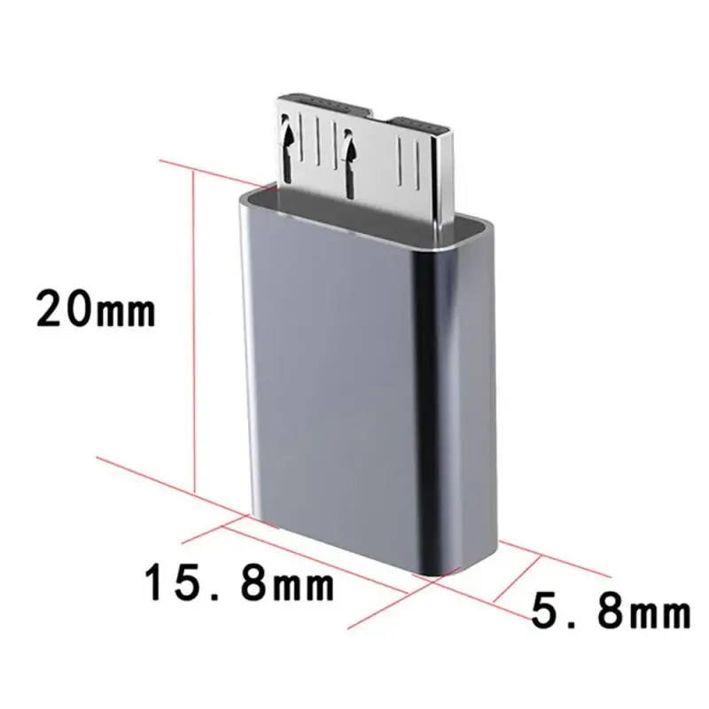 C To Micro B USB3.0 Adapter Type C Female To Micro B Male Fast Charge USB Micro 3.0 To Type C Super Speed For hdD