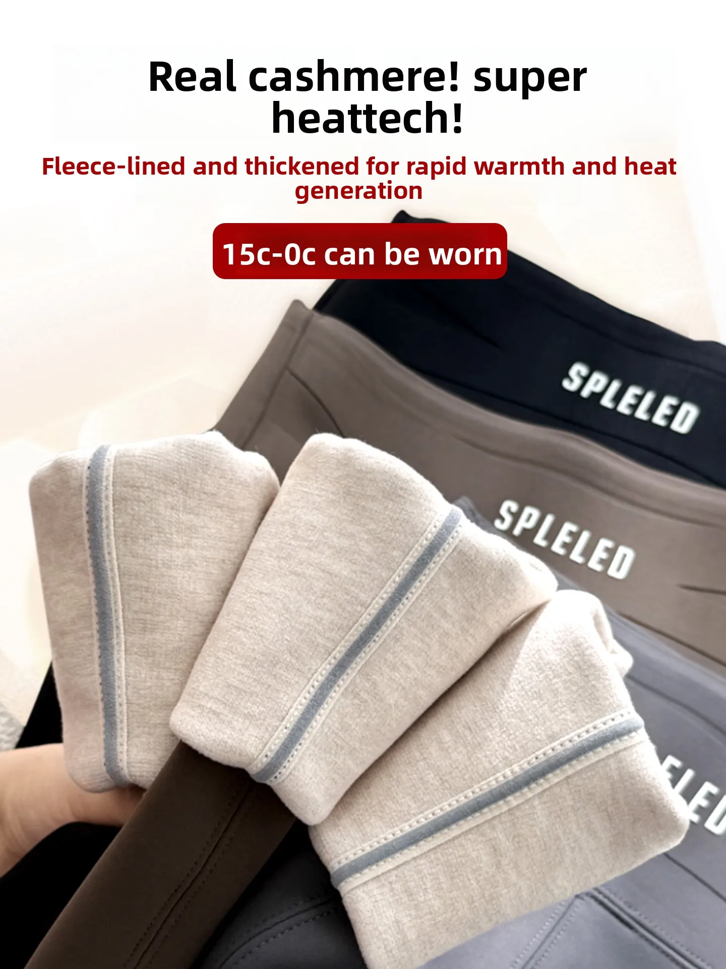 Pantaloni da yoga Sl a vita alta foderati in seta Camere Fce Pantaloni da donna in pelle arca Autunno Inverno Nuovo Sle Base aderente...