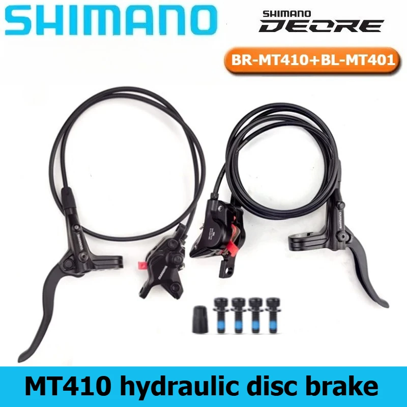 

SHIMANO MT410 Hydraulic Disc Brake BR-MT410 2-piston Caliper BL-MT401 2-finger Brake Lever for Mountain Bike