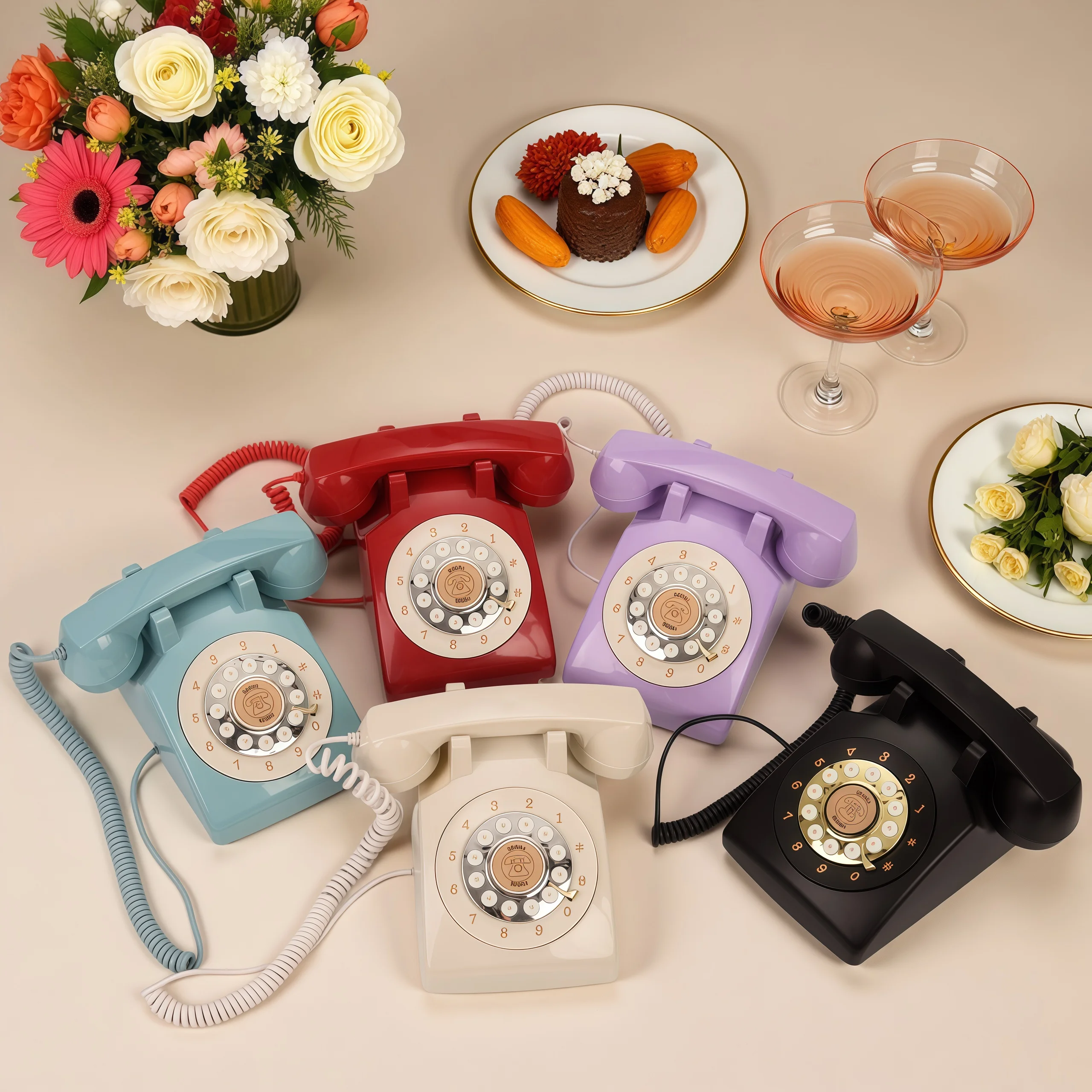 Personalized Wedding Guestbook Phone Banquet Voice Check-In Book Guest Voice Blessing Recording Phone Party Message Book