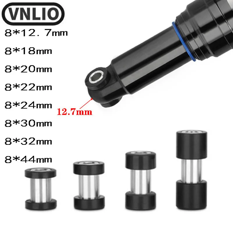 VNlio mountain bike amortecedor traseiro ponto de giro bucha diâmetro externo 12.7 diâmetro interno 8 amortecedor 22 24 32 44mm