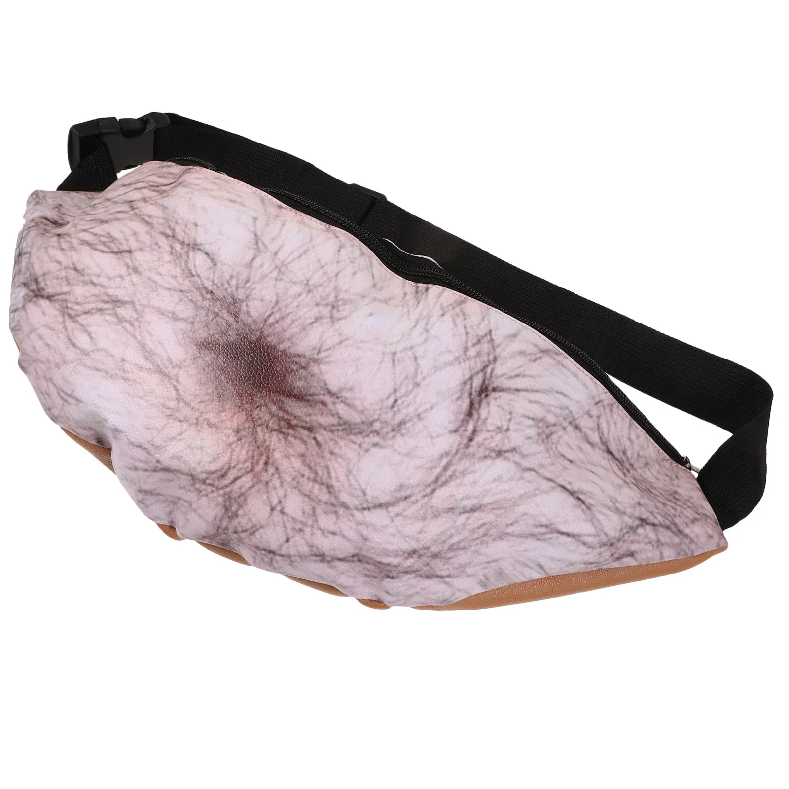 

Fanny Pack Waist Bag for Women Men 3D Realistic Beer Belly Design Anti Theft Secure Storage Pockets Heavy Duty Strap Premium PU