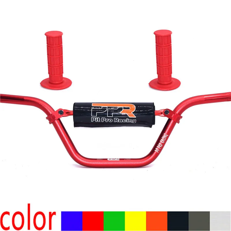 

6065 Aluminum Motorcycle Handlebar 7/8" 22mm Motocross Moto Handlebar For 5mm tube thickness