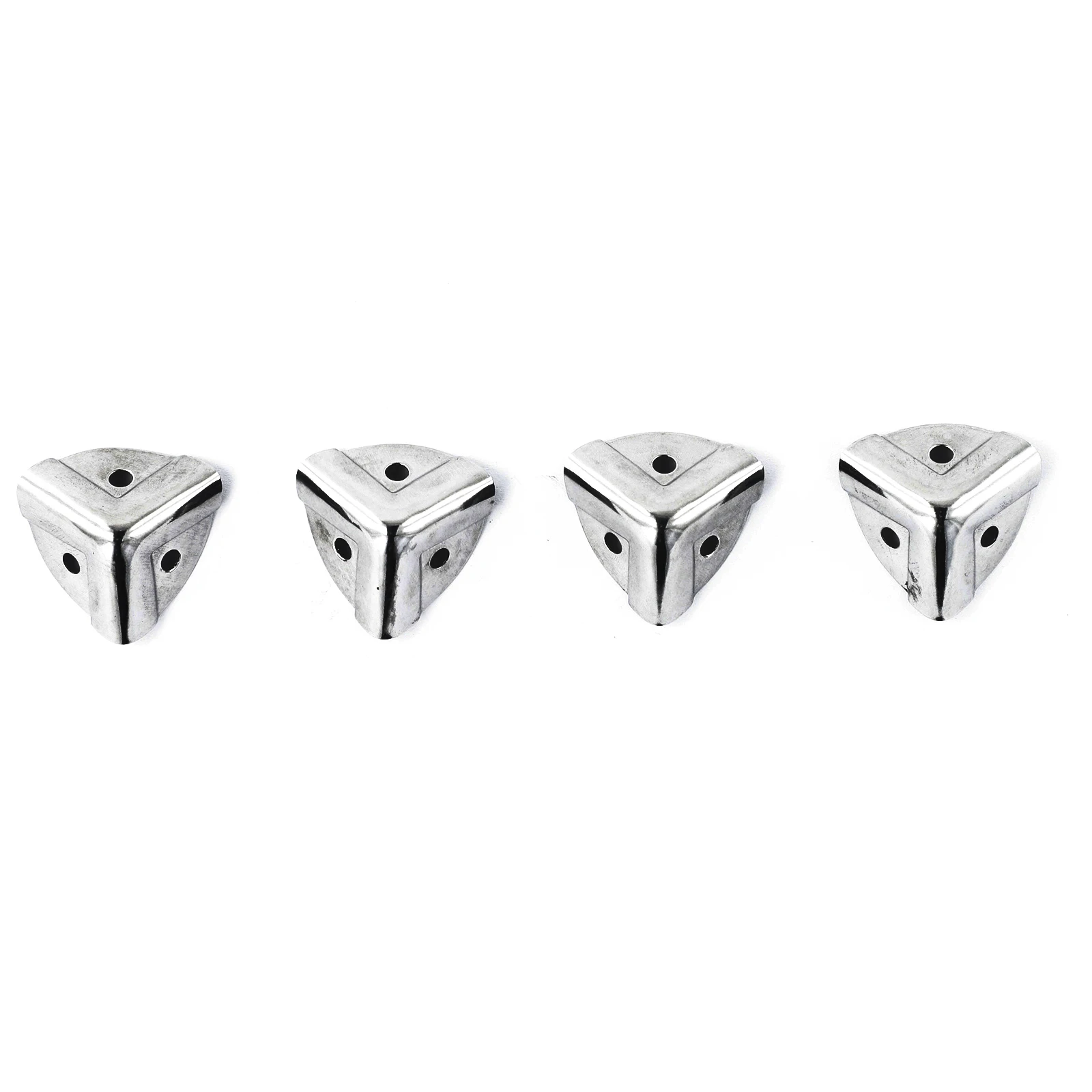 4812PCS 여행 가방 및 가구용 철 코너 보호대 나무 상자 및 캐비닛 보호를 위한 쉬운 설치