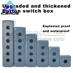 Waterproof Button Box Switch Control Box 1 2 3 4 5 Hole Industrial Switch Indicator Box 22mm