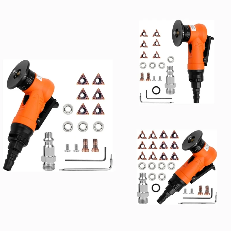 

NEW-Mini Chamfering Machine,Handheld Air Bevelingmachine Pneumatic Tool Air Beveling Tool Edge Beveler