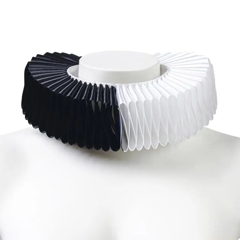 31bf-コスプレ衣装フェイク首輪アタッチメント装飾首輪ネックラフハロウィン用