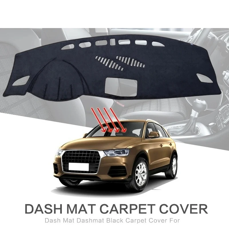 

Car Dashboard Mat for Audi Q3 8U 2012 2013 2014 2015 2016 2017 2018 Sunshade Protective Carpet Dash Pad Dashmat