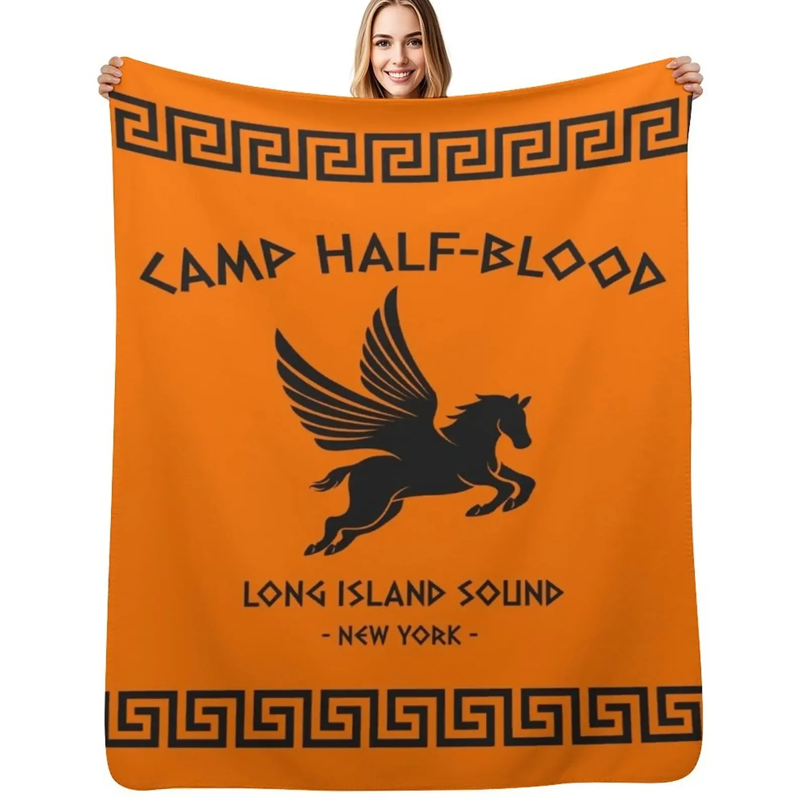 

Camp Half-Blood Throw Blanket blankets ands For Baby Flannel Fabric Blanket