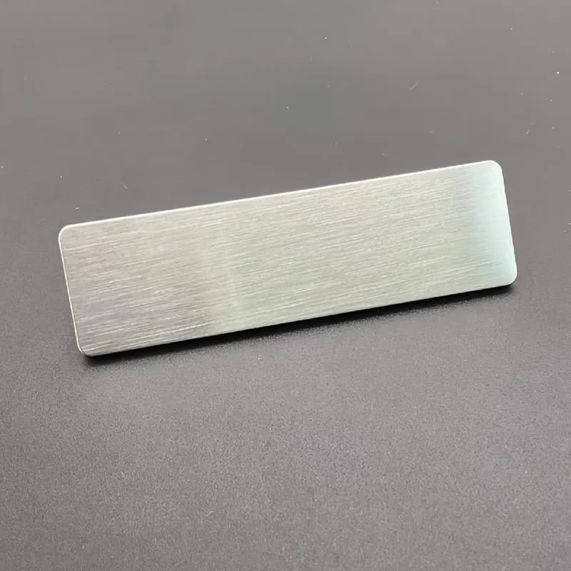Metal Pin Backing Gold ID Badge Holders 45 pcs, perfect for Student Name Tags, Smooth Writable Area, Multipurpose view 3