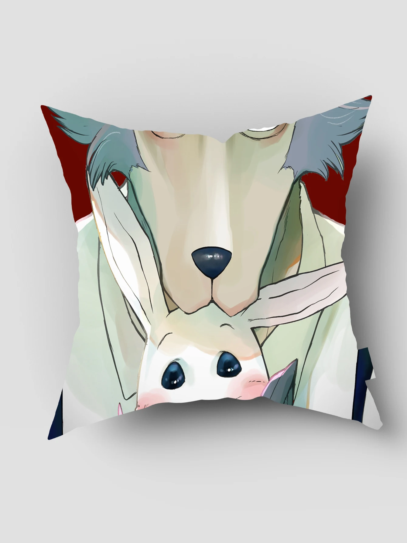 45X45cm Pillow Cover BEASTARS Anime Square Zipper Cotton Linen Pillow Cases Bedroom Home Decorative Pillowcase