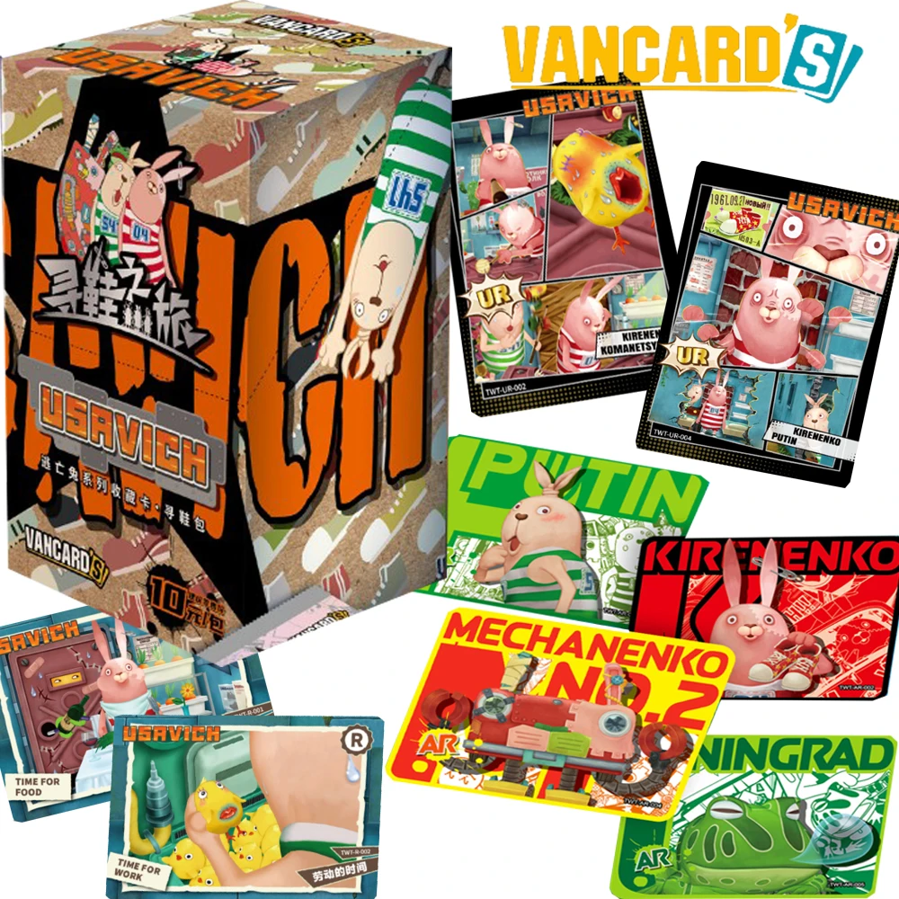 

VANCARD'S Usavich Creative Collection Cards for Boys Girls Series Theme Anime Games Classics Roles High Quality Cards Xmas Gift