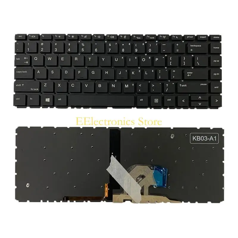 B03C for HP Book 440 445 440 G7 445 LAPTOP US US Presection English Keyboard