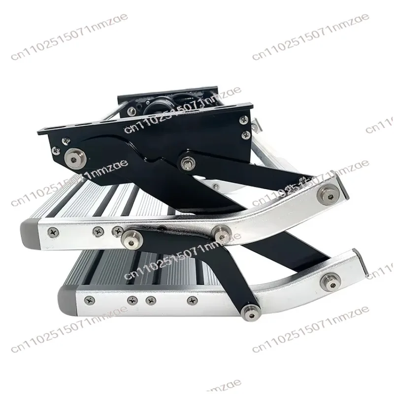 RV Electric Folding Double Step Anti-Slip Pedal Aluminum Alloy Load-Bearing Step Motorhome Accessory