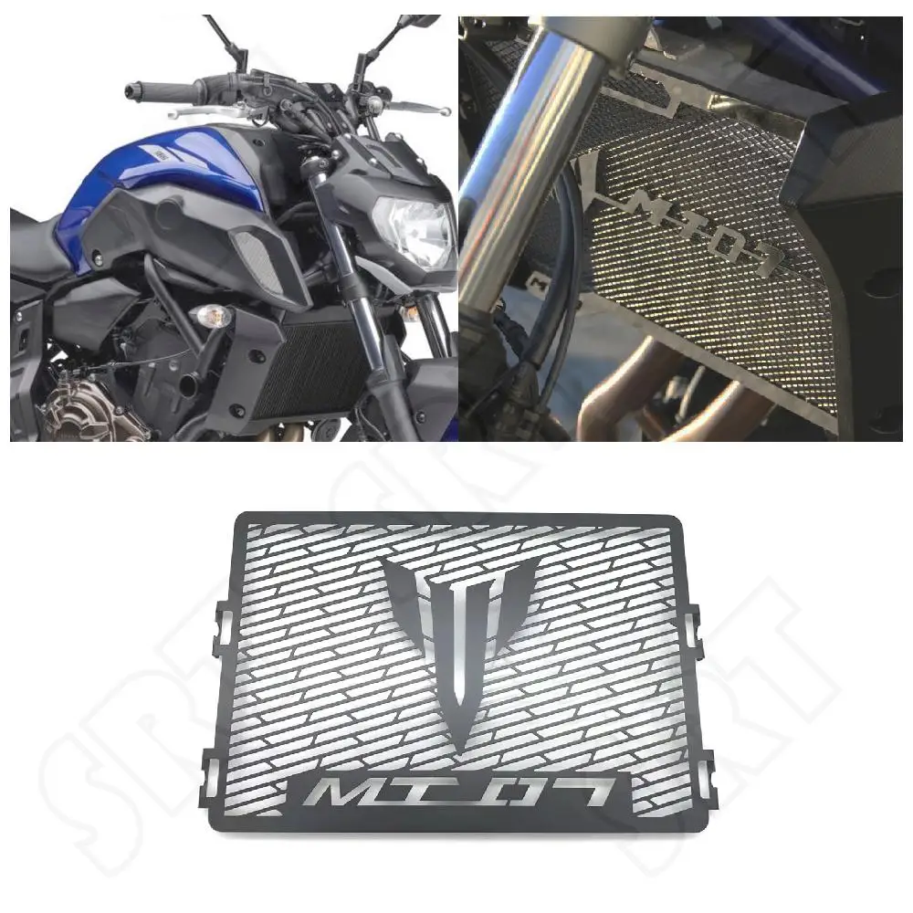 

Fits for Yamaha MT 07 MT07 ABS MT-07 Tracer 700 FZ-07 2014-2023 Motorcycle Engine Radiator Grille Guard Cooler Protector Cover