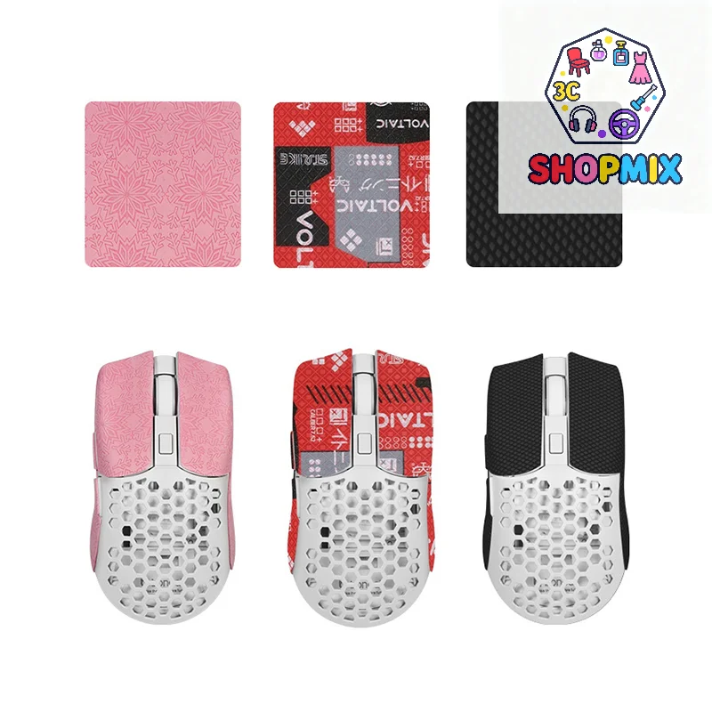DIY Anti-Slip Wireless Gaming Universal Style Mouse Sticker Sweat-Proof Mouse Grip Tape Wear-Resistant PC Desktop Laptop