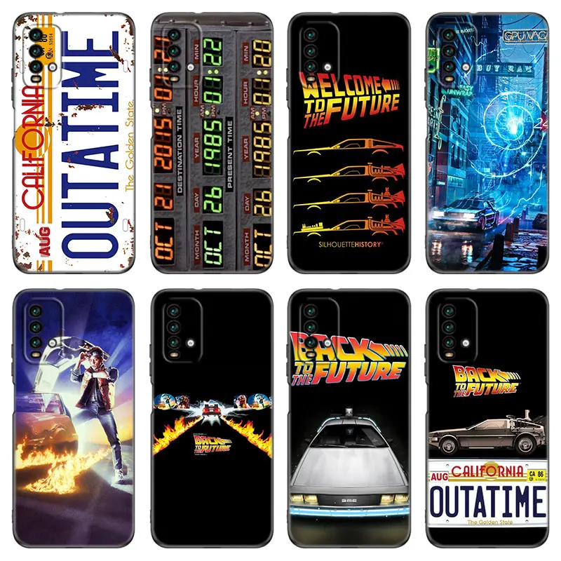 Back To The Future Phone Case For Xiaomi Redmi 7 7A 8A 9i 9A 9C 10 10A 10C K20 Note 5 6 Mi 8 9 9T Pro A2 Lite A3 6X Mix 3 Cover