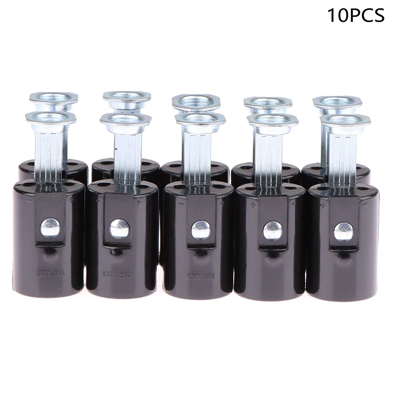 10PCS E14 43mm 53mm 68mm 76mm 86mm Height Plastic Chandelier Lamp Holder Lamp Accessories Candle Lamp Base Socket