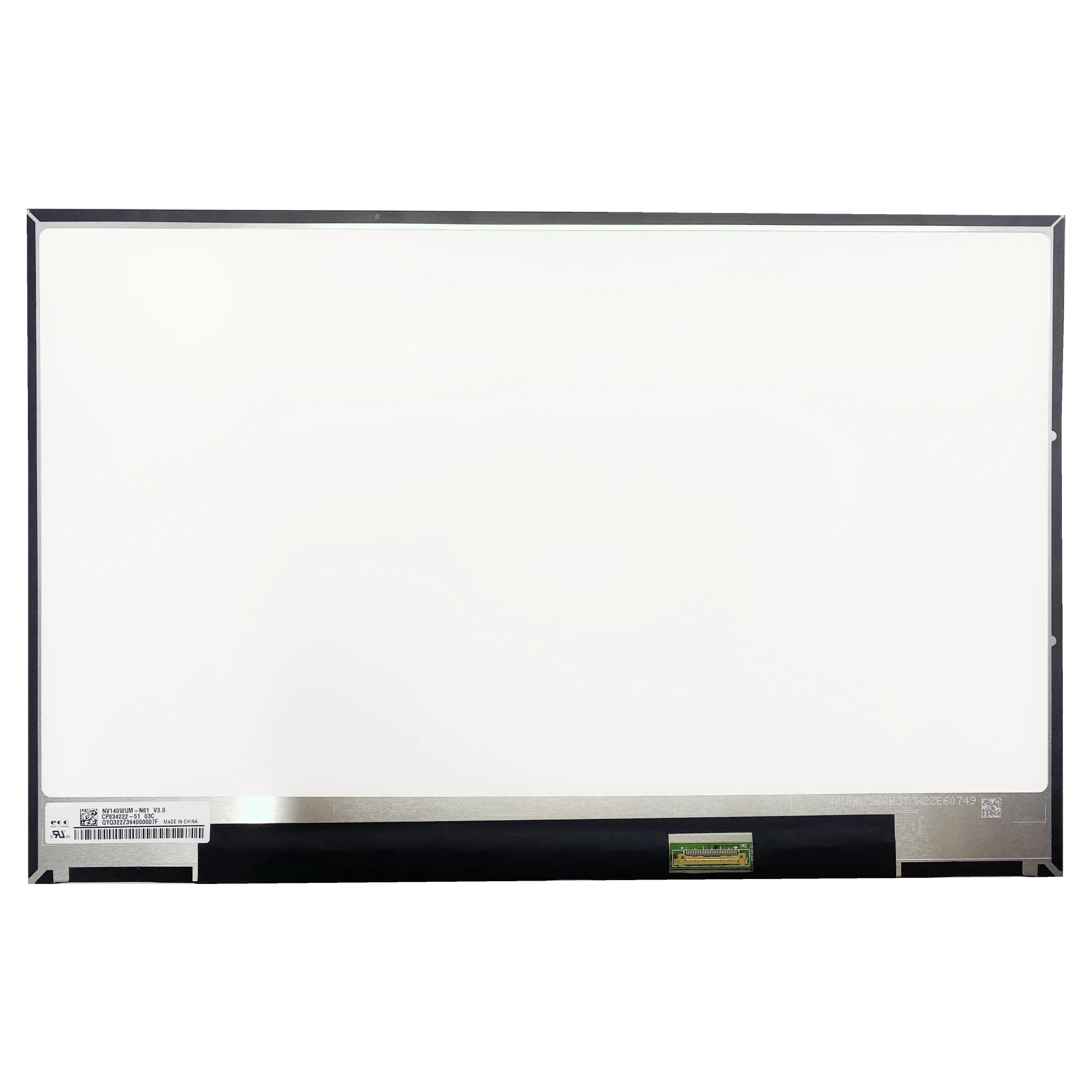 

NV140WUM-N61 V3.0 14.0'' IPS Laptop LCD Screen Display Panel Matrix Replacement 1920*1200 EDP 30 Pins