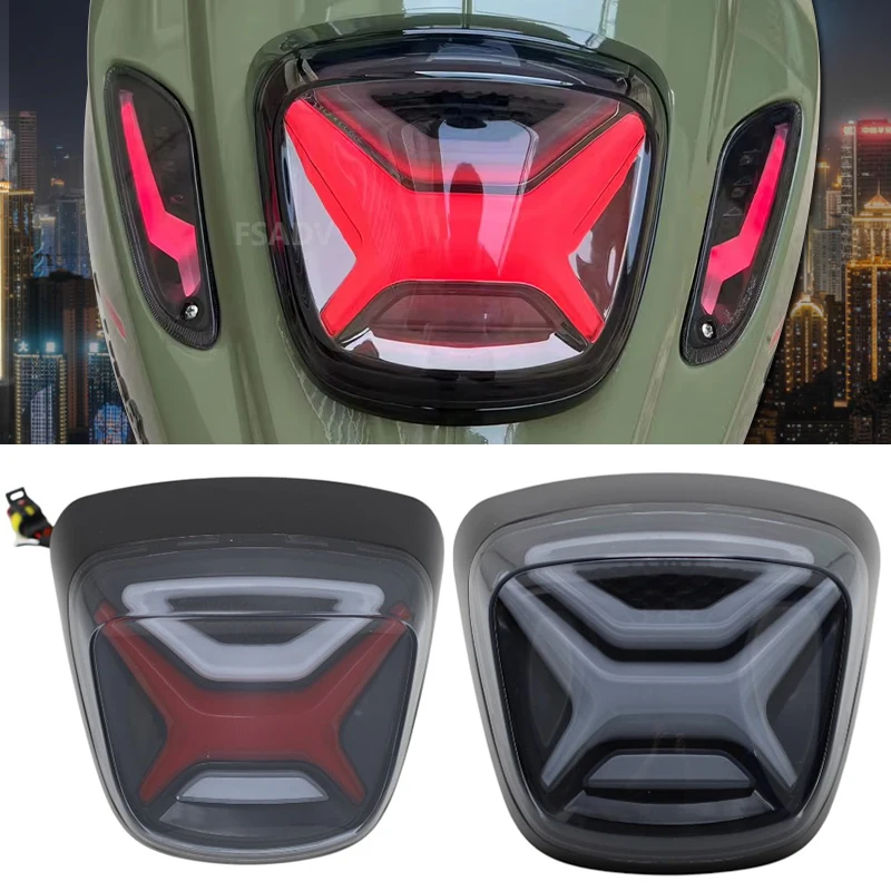

Motorcycle Taillights Rear Tail Light Brake Blinker Stop Brake Lamp Accessories For Vespa Sprint150 Primavera Sprint 150