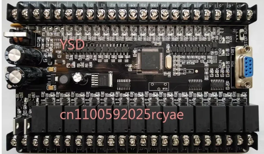 32-bit CPU FX1N-32MRT PLC board 16 In 16 Out Analog Input 2AD 485 Screws Install Industrial Programmable Logic Controller